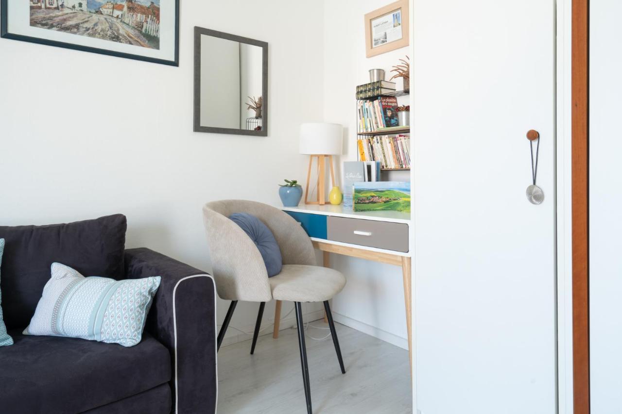 Studio Cosy Et Lumineux A 2 Pas De La Plage Et Du Centre Ville วีเมอเรอ ภายนอก รูปภาพ